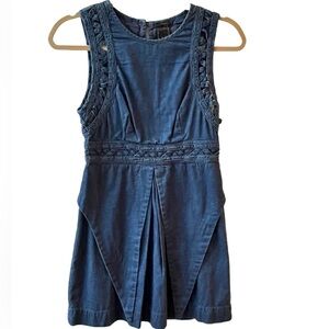 Free People Blue Mini Dress